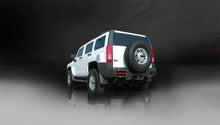 Load image into Gallery viewer, Corsa 2006-2008 Hummer H3 3in Cat-Back Dual Rear w Single 4in Black Pro-Series Tips - Side View