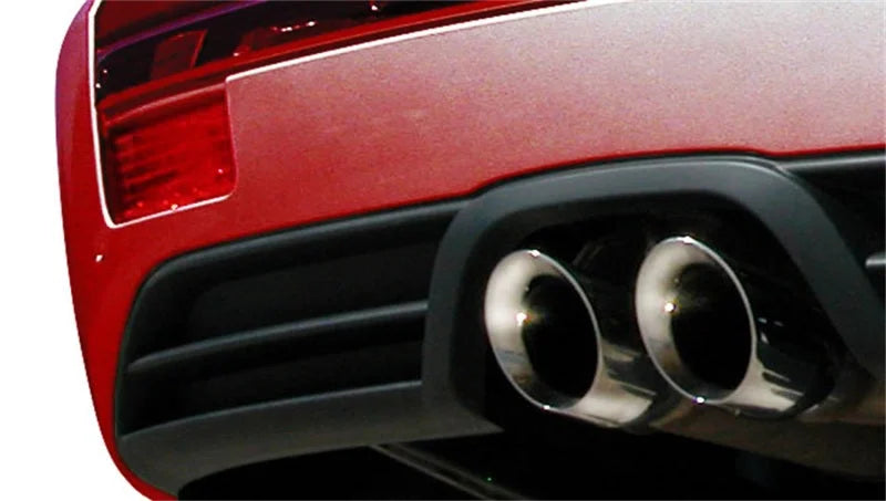 Corsa 2006-2010 Jeep Grand Cherokee 6.1L V8 Polished Sport Cat-Back Exhaust - Side View