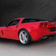 Load image into Gallery viewer, Corsa 2006-2013 Chevrolet Corvette C6 Z06 7.0L V8 Black Sport Axle-Back Exhaust - Side View