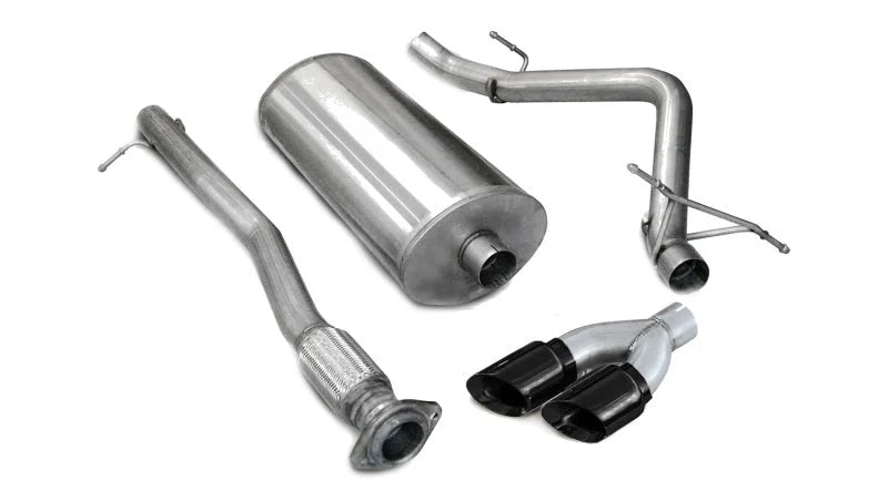 Corsa 2007-2008 Chevrolet Silverado Crew Cab/Short Bed 1500 5.3L V8 Black Sport Cat-Back Exhaust - Main Product View