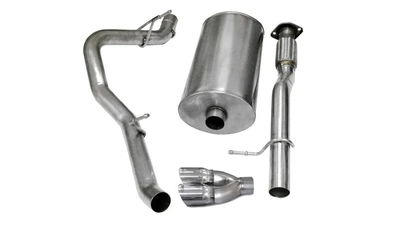 Corsa 2007-2008 Chevrolet Suburban 1500 5.3L V8 Polished Sport Cat-Back Exhaust - Main Product View