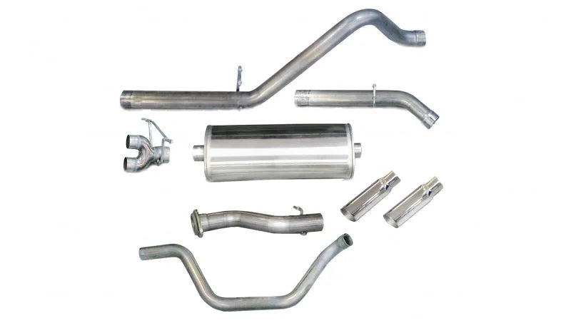 Corsa 2007-2009 Chevrolet Silverado Crew Cab/Short Bed 1500 6.2L V8 Polished Sport Cat-Back Exhaust - Main Product View