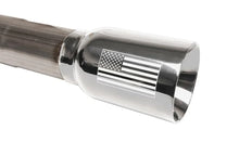 Load image into Gallery viewer, Corsa 2007-2018 Jeep Wrangler JKU 3.6L/3.8L 2.75in Sport Cat-Back Exhaust w/ 4in American Flag Tips - Side View