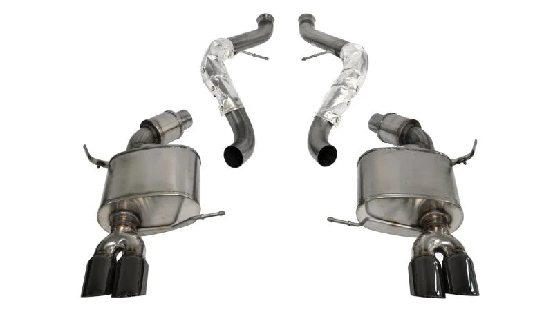 Corsa 2008-2012 BMW M3 E90 Black Sport Cat-Back Exhaust - Main Product View