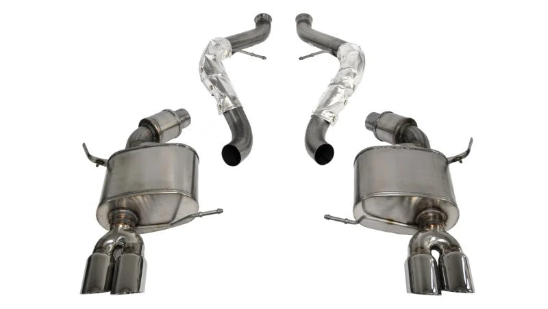 Corsa 2008-2012 BMW M3 E90 Polished Sport Cat-Back Exhaust - Main Product View
