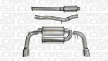 Load image into Gallery viewer, Corsa 2008-2015 Mitsubishi Lancer Evolution X Sedan 2.0L Polished Sport Dual Rear Cat-Back Exhaust - Main Product View
