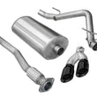 Load image into Gallery viewer, Corsa 2009-2009 Chevrolet Silverado Crew Cab/Short Bed 1500 4.8L V8 Black Sport Cat-Back Exhaust - Main Product View