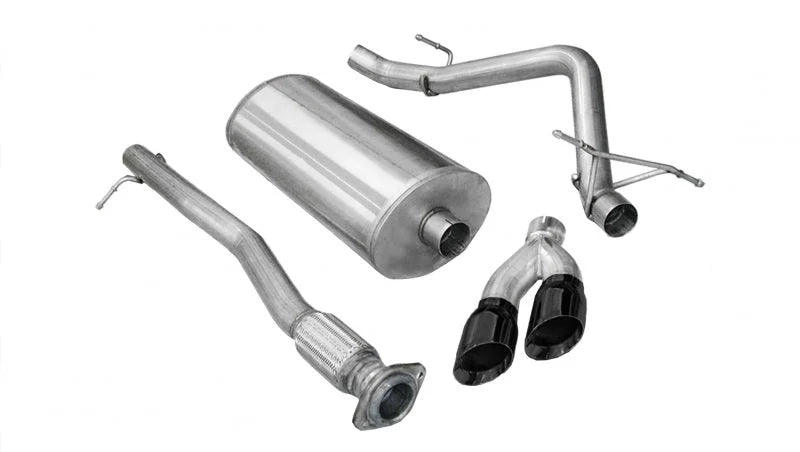 Corsa 2009-2009 Chevrolet Silverado Crew Cab/Short Bed 1500 4.8L V8 Black Sport Cat-Back Exhaust - Main Product View