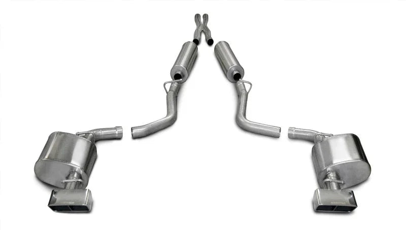 Corsa 2009-2010 Dodge Challenger R/T 5.7L V8 Auto Polished Xtreme Cat-Back Exhaust - Main Product View