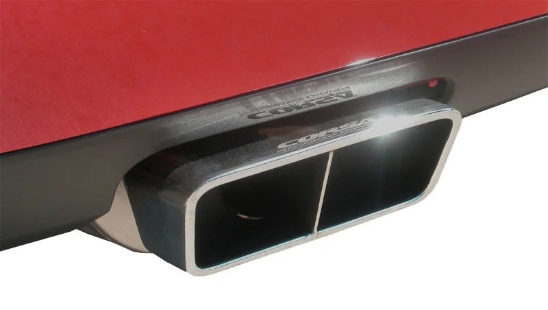 Corsa 2009-2010 Dodge Challenger R/T 5.7L V8 Auto Polished Xtreme Cat-Back Exhaust - Side View