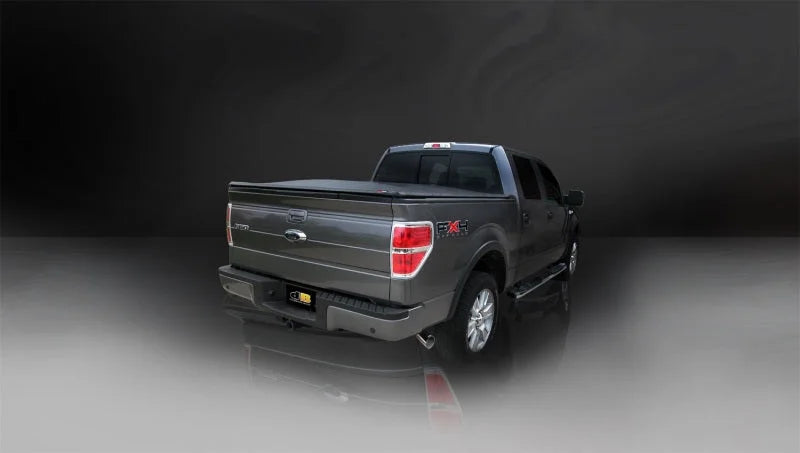 Corsa 2009-2010 Ford F-150 4.6L V8 Polished Sport Cat-Back Exhaust - Detail View