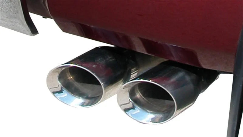 Corsa 2009-2010 Toyota Tundra Double Cab/Crew Max 5.7L V8 Polished Sport Cat-Back Exhaust - Detail View