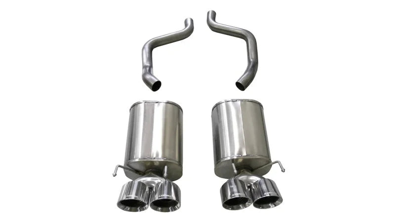 Corsa 2009-2013 Chevrolet Corvette (C6) 6.2L Polished Xtreme Axle-Back Exhaust w/4.5in Tips - Main Product View