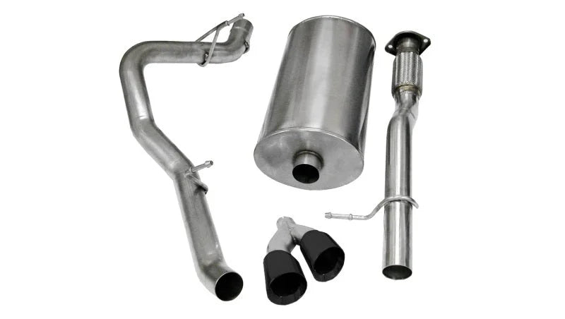 Corsa 2009-2013 Chevrolet Suburban 1500 5.3L V8 Black Sport Cat-Back Exhaust - Main Product View