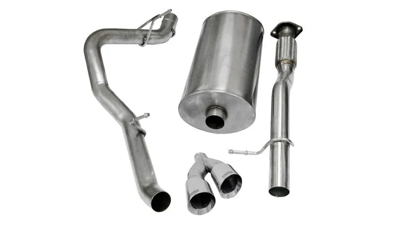 Corsa 2009-2013 Chevrolet Suburban 1500 5.3L V8 Polished Sport Cat-Back Exhaust - Main Product View