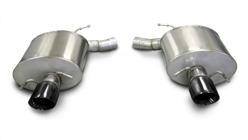 Corsa 2009-2014 Cadillac CTS Sedan V 6.2L V8 Black Sport Axle-Back Exhaust - Main Product View