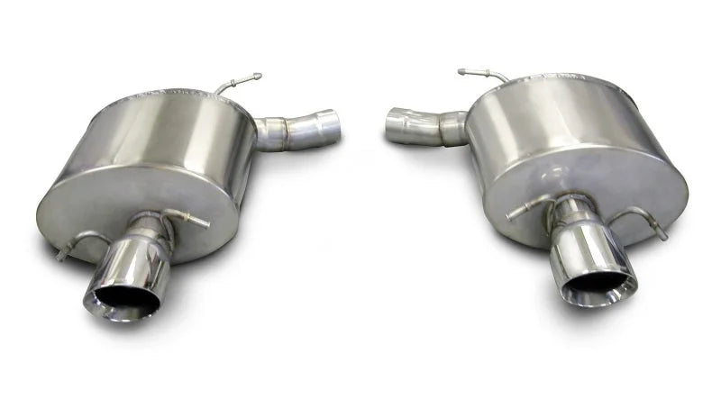 Corsa 2009-2014 Cadillac CTS Sedan V 6.2L V8 Polished Touring Axle-Back Exhaust - Main Product View