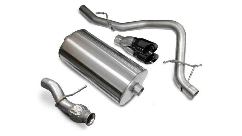 Corsa 2009-2014 Chevrolet Tahoe 5.3L V8 Black Sport Cat-Back Exhaust - Main Product View