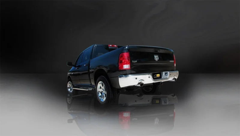 Corsa 2009-2019 -14 Dodge Ram Quad Cab/Short Bed 1500 4.7L V8 Polished Sport Cat-Back Exhaust - Detail View