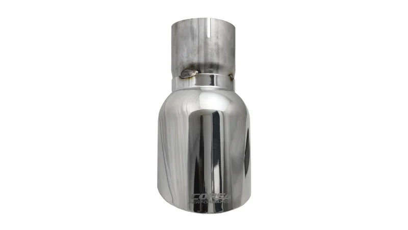 Corsa 2009-2019 e Universal 3.0in Inlet / 4.5in Outlet Polished Pro-Series Tip Kit - Main Product View