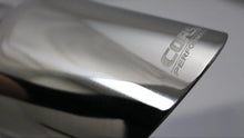 Load image into Gallery viewer, Corsa 2009-2019 e Universal 3.0in Inlet / 4.5in Outlet Polished Pro-Series Tip Kit - Side View