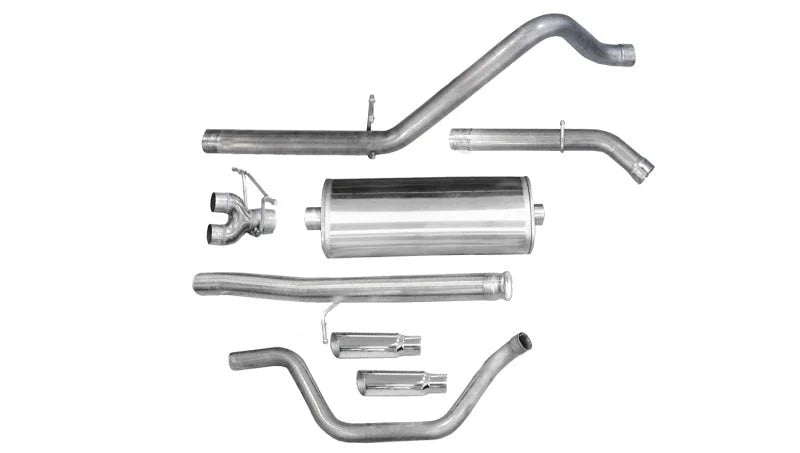 Corsa 2010-2013 Chevrolet Silverado Ext. Cab/Std. Bed 1500 4.8L V8 Polished Sport Cat-Back Exhaust - Main Product View