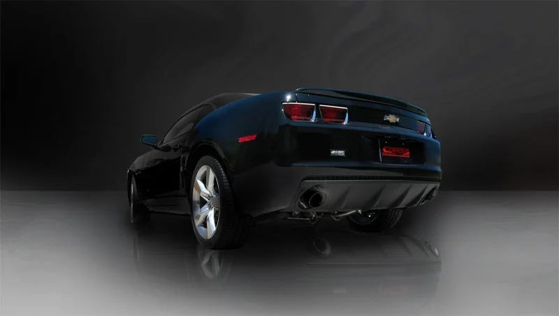 Corsa 2010-2015 Chevrolet Camaro Coupe SS 6.2L V8 Auto Black Sport Cat-Back + XO Exhaust - Detail View
