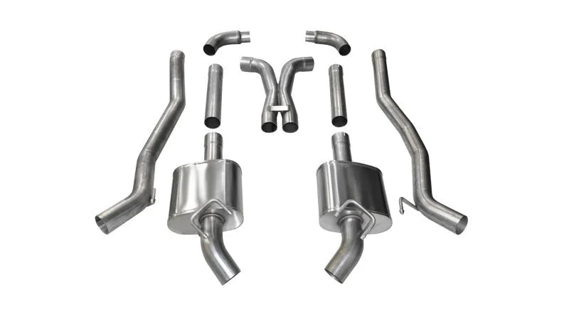 Corsa 2011-2013 Chevrolet Camaro SS 6.2L V8 Manual Xtreme 3in Cat-Back (No Tips Uses Factory Bezels) - Main Product View