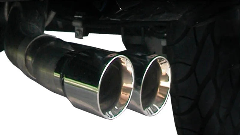Corsa 2011-2013 Chevrolet Silverado Crew Cab/Short Bed 1500 6.2L V8 Polished Sport Cat-Back Exhaust - Side View