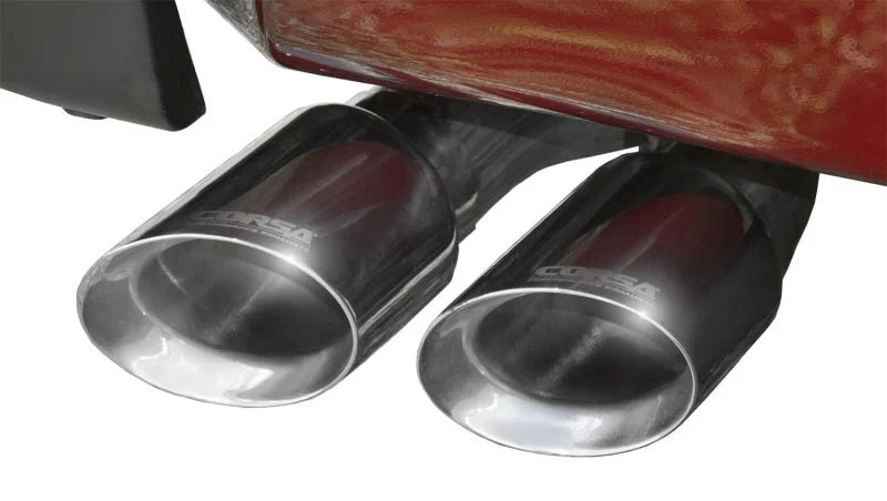 Corsa 2011-2013 Chevrolet Silverado Ext. Cab/Std. Bed 2500 6.0L V8 Polished Sport Cat-Back Exhaust - Detail View