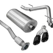 Load image into Gallery viewer, Corsa 2011-2013 GMC Sierra Ext. Cab/Std. Bed 1500 6.2L V8 Black Sport Cat-Back Exhaust - Main Product View
