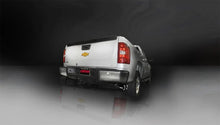 Load image into Gallery viewer, Corsa 2011-2013 GMC Sierra Ext. Cab/Std. Bed 1500 6.2L V8 Black Sport Cat-Back Exhaust - Side View