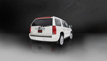 Load image into Gallery viewer, Corsa 2011-2014 Cadillac Escalade 6.2L V8 3in Cat-Back Single Side w Twin 4in Black Pro-Series Tips - Side View
