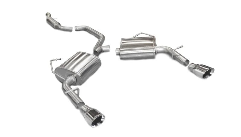 Corsa 2011-2014 Chrysler 200/Dodge Avenger V6 Polished Sport Cat-Back Exhaust - Main Product View