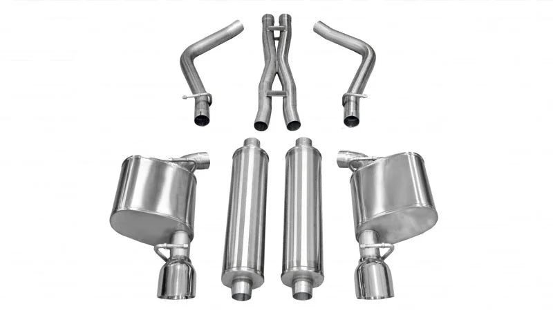 Corsa 2011-2014 Chrysler 300 R/T 5.7L V8 Polished Xtreme Cat-Back Exhaust - Main Product View