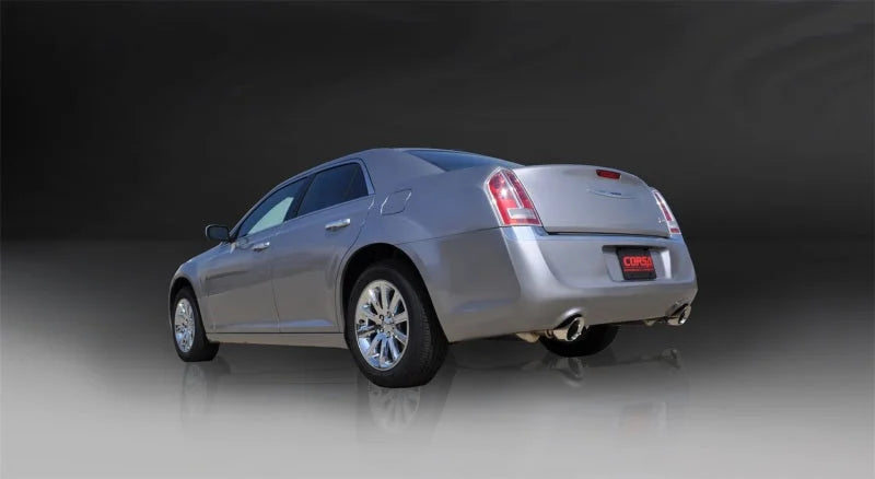 Corsa 2011-2014 Chrysler 300 R/T 5.7L V8 Polished Xtreme Cat-Back Exhaust - Detail View