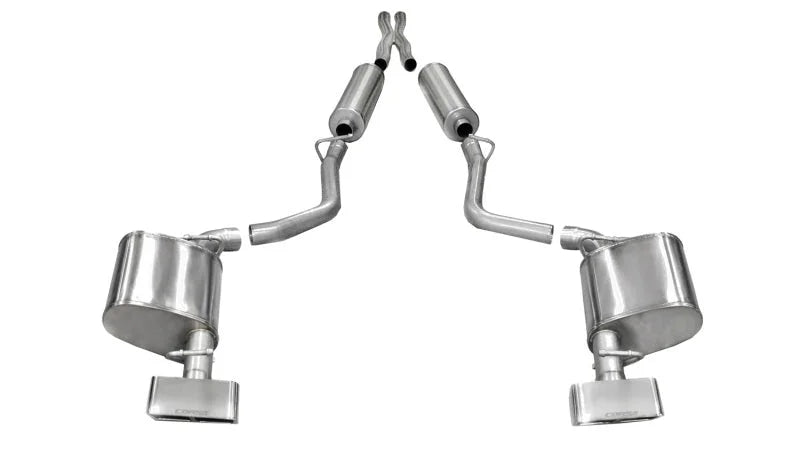 Corsa 2011-2014 Dodge Challenger R/T 5.7L V8 Polished Xtreme Cat-Back Exhaust - Main Product View