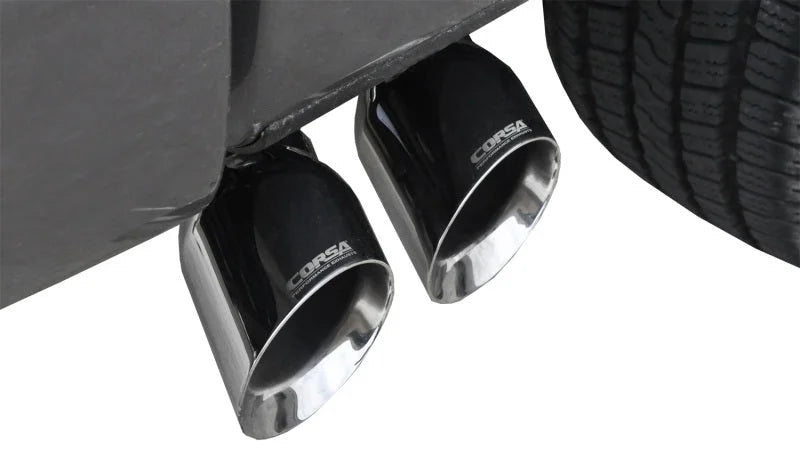 Corsa 2011-2014 Ford F-150 3.5L V6/5.0L V8 144.5in Wheelbase 3in Resonator Delete Kit - Side View