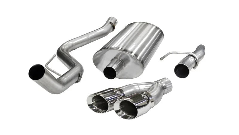 Corsa 2011-2014 Ford F-150 5.0L V8 Polished Sport Cat-Back Exhaust - Main Product View