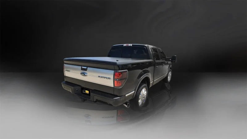Corsa 2011-2014 Ford F-150 6.2L V8 Polished Sport Cat-Back Exhaust - Detail View