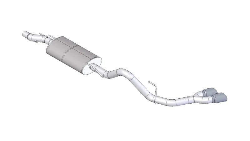 Corsa 2011-2014 Ford F-150 EcoBoost 3.5L V6 Polished Sport Cat-Back Exhaust - Main Product View