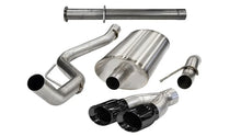 Load image into Gallery viewer, Corsa 2011-2014 Ford F-150 Raptor 6.2L V8 133in Wheelbase Black Xtreme Cat-Back Exhaust - Main Product View