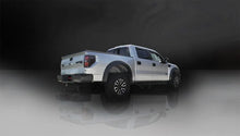 Load image into Gallery viewer, Corsa 2011-2014 Ford F-150 Raptor 6.2L V8 Black Sport Cat-Back Exhaust - Side View
