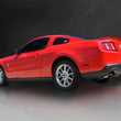 Load image into Gallery viewer, Corsa 2011-2014 Ford Mustang 3.7L V6 Black Sport Axle-Back Dual Rear Exhaust - Side View