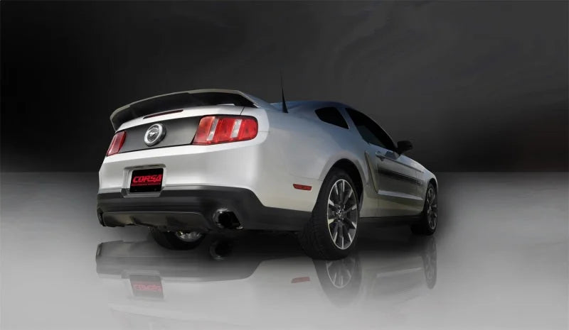 Corsa 2011-2014 Ford Mustang GT 5.0L V8 2.75in XO-Pipe w/ Cat - Side View