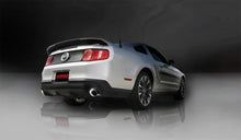 Load image into Gallery viewer, Corsa 2011-2014 Ford Mustang GT/Boss 302 5.0L V8 Polished Xtreme Axle-Back Exhaust - Side View