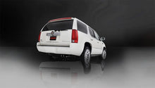 Load image into Gallery viewer, Corsa 2011-2014 GMC Yukon 6.2L V8 3in Cat-Back Single Side w Twin 4in Black Pro-Series Tips - Side View