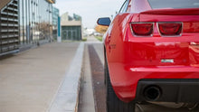 Load image into Gallery viewer, Corsa 2011-2015 Chevrolet Camaro SS 6.2L V8 Manual Black Xtreme 3in Cat-Back - Installation View