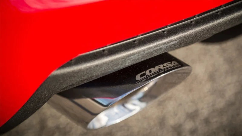 Corsa 2011-2015 Chevrolet Camaro SS 6.2L V8 Manual Polished Xtreme 3in Cat-Back - Side View