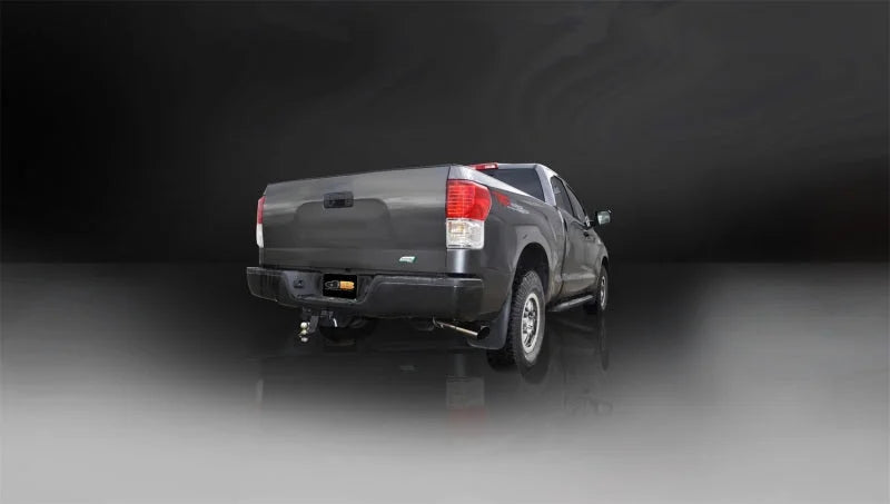 Corsa 2011-2021 -14 Toyota Tundra Double Cab/Crew Max 5.7L V8 Polished Sport Cat-Back Exhaust - Detail View